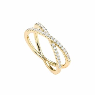 PAVOI 14K Gold Plated X Ring Review - Elegant and Sustainable Fashion