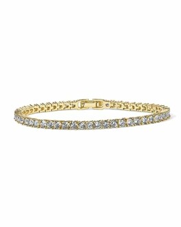 PAVOI 14K Gold Plated Tennis Bracelet Review | Affordable and Sustainable Jewelry for Women
